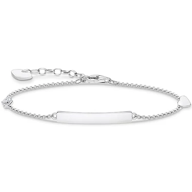 Thomas Sabo karkötő téglalap alakú medállal - A1976-051-14-L19V