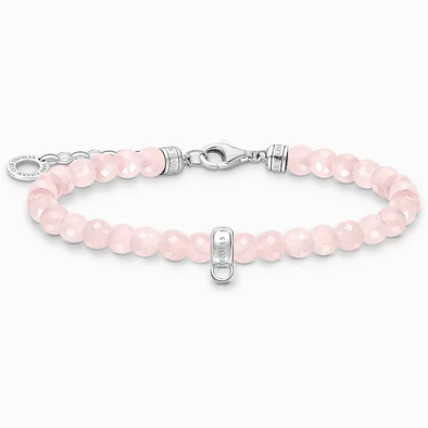 Thomas Sabo rózsakvarc karkötő - A2097-034-9-L19v