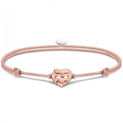 Thomas Sabo rozéarany szív Karma karkötő - A2123-597-40