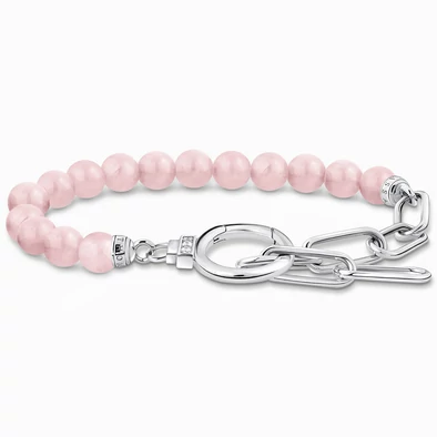 Thomas Sabo rózsakvarc karkötő - A2134-035-9-L19V