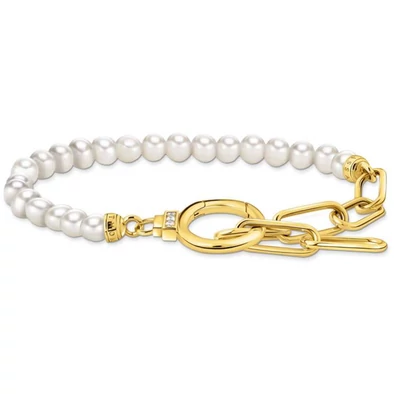 Thomas Sabo gyöngyös aranyozott karkötő - A2134-445-14-L19V