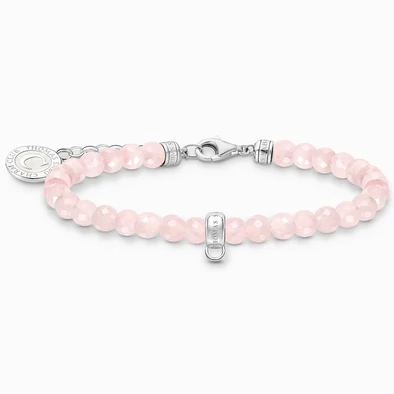 Thomas Sabo Charmista rózsakvarc karkötő - A2141-067-9-L19V