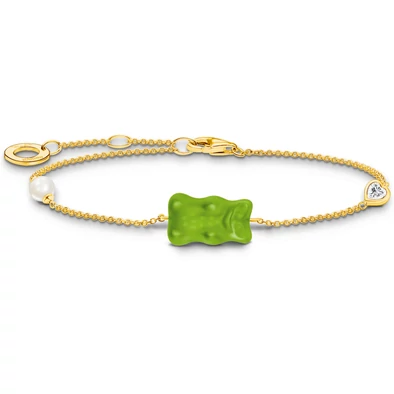Thomas Sabo x HARIBO zöld gumimaci karkötő - A2151-445-6-L19V
