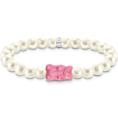 Thomas Sabo x HARIBO rózsaszín gumimaci karkötő - A2154-082-9-L17