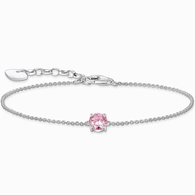 Thomas Sabo karkötő rózsaszín cirkóniával - A2156-051-9-L19V