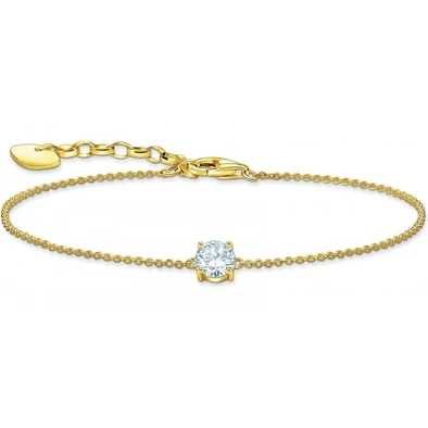 Thomas Sabo aranyozott karlánc cirkónia kővel - A2156-414-14-L19V