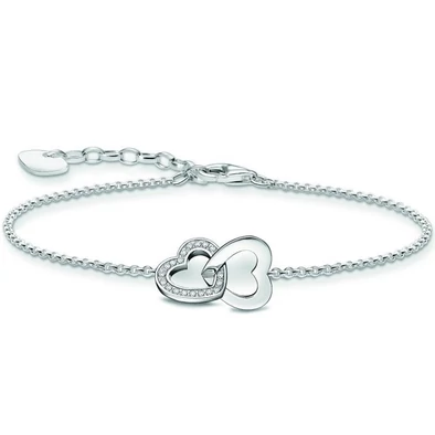 Thomas Sabo ezüst összefonódó szívek karlánc - A2163-051-14-L19V