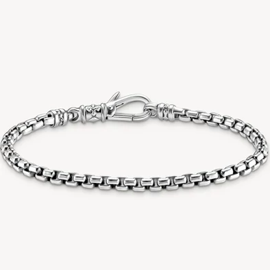 Thomas Sabo ezüst velencei kockaláncos karkötő - A2186-637-21