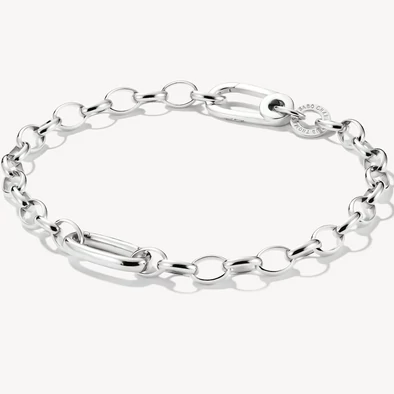 Thomas Sabo Connect Link ezüst charmgyűjtő karkötő nyitható láncszemmel - C1202-001-21-L17 Thomas Sabo Connect Link ezüst charmgyűjtő karkötő nyitható láncszemmel - C1202-001-21-L17