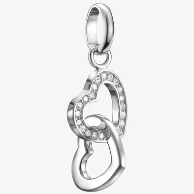 Thomas Sabo Connect összefonódó szívek charm - CC1201-051-14 Thomas Sabo Connect összefonódó szívek charm - CC1201-051-14