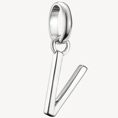 Thomas Sabo Connect ezüst "V" betű charm - CC1228-001-21 Thomas Sabo Connect ezüst "V" betű charm - CC1228-001-21