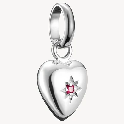 Thomas Sabo Connect ezüst szív csillag charm - CC1234-011-10 Thomas Sabo Connect ezüst szív csillag charm - CC1234-011-10