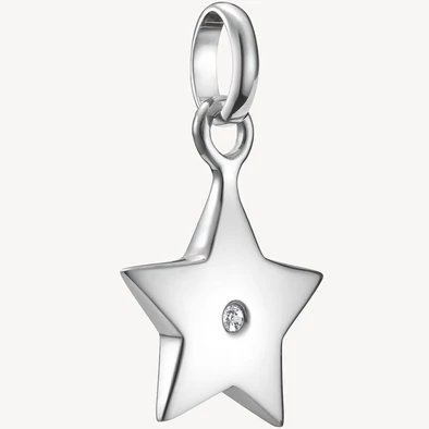 Thomas Sabo Connect cirkónia köves ezüst csillag charm - CC1238-051-14 Thomas Sabo Connect cirkónia köves ezüst csillag charm - CC1238-051-14