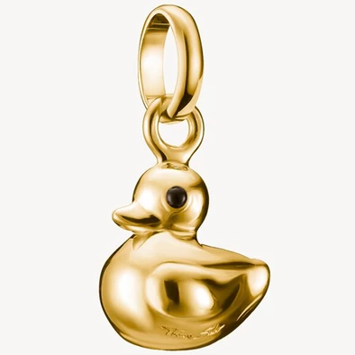 Thomas Sabo Connect sárga arany kacsa charm - CC1244-427-39 Thomas Sabo Connect sárga arany kacsa charm - CC1244-427-39