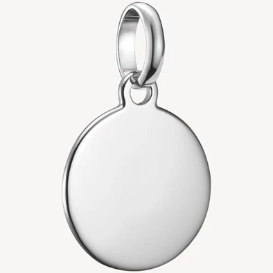 Thomas Sabo Connect gravírozható, kör alakú ezüst charm - CC1271-001-21