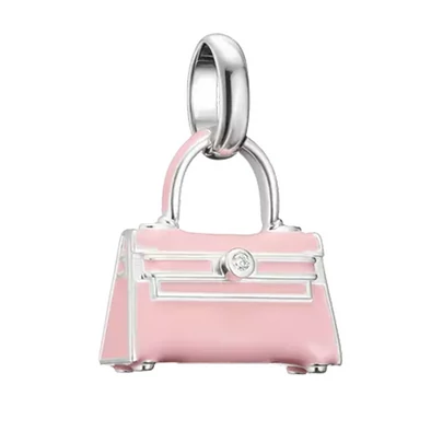 Thomas Sabo Rózsaszín kézitáska Connect charm  - CC1299-041-9