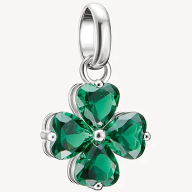 Thomas Sabo zöld négylevelű lóhere charm - CC1326-699-6