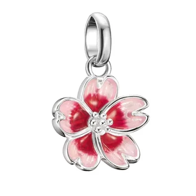 Thomas Sabo Rózsaszín cseresznyevirág Connect charm  - CC1343-007-9