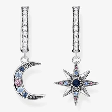 Thomas Sabo csillagos és holdas fülbevaló - CR682-945-7