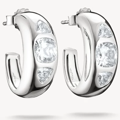 Thomas Sabo cirkónia köves ezüst karika fülbevaló - CR759-051-14