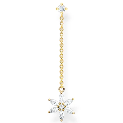 Thomas Sabo sárga arany virág fél pár fülbevaló - H2198-414-14