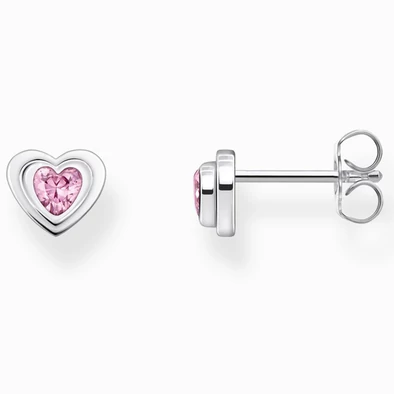Thomas Sabo ezüst szív fülbevaló cirkóniával - H2271-643-9