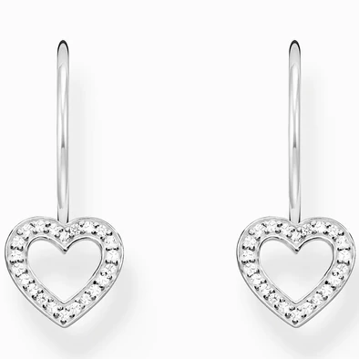 Thomas Sabo ezüst szív fülbevaló - H2292-051-14