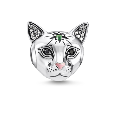 Thomas Sabo ezüst macska gyöngy - K0326-845-7