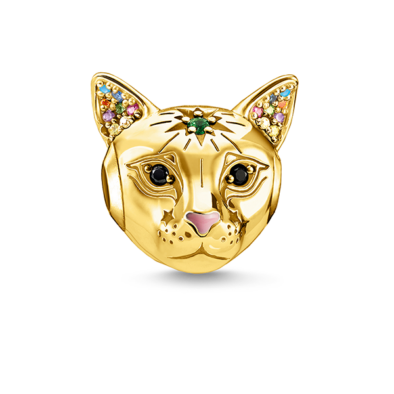 Thomas Sabo arany macska gyöngy - K0327-471-7