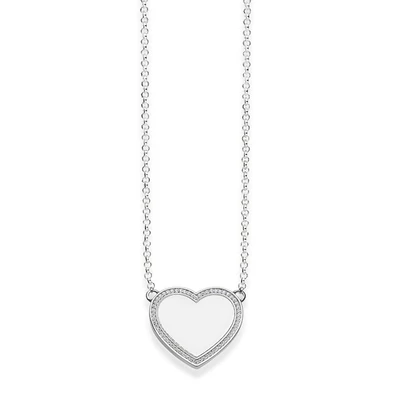 Thomas Sabo ezüst nyaklánc cirkónia szív medállal - KE1479-051-14-L42