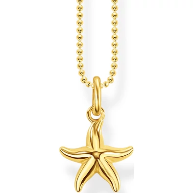 Thomas Sabo tengeri csillag sárga arany nyaklánc - KE1755-413-39-L45