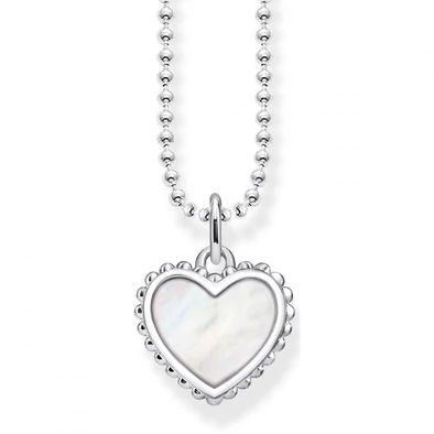 Thomas Sabo gyöngyház szív ezüst nyaklánc - KE1760-029-14-L45