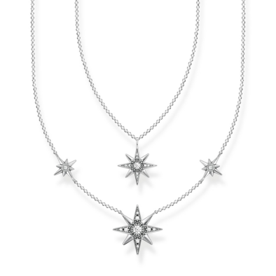 Thomas Sabo ezüst nyaklánc csillagokkal - KE1984-643-14-L45V