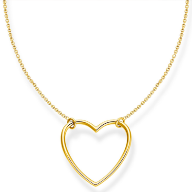 Thomas Sabo arany charm tartó szív nyaklánc - KE2138-413-39-L45V