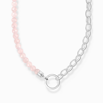 Thomas Sabo rózsaszín gyöngyös nyaklánc - KE2188-034-9-L45v