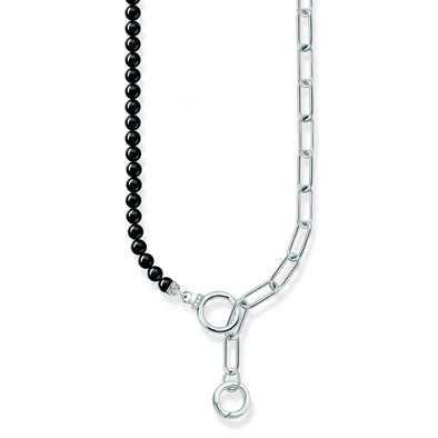 Thomas Sabo ezüst ónix gyöngyös nyaklánc - KE2193-027-11-L47V