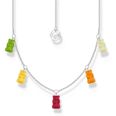 Thomas Sabo x HARIBO többszínű gumimaci nyaklánc - KE2205-017-7-L45V