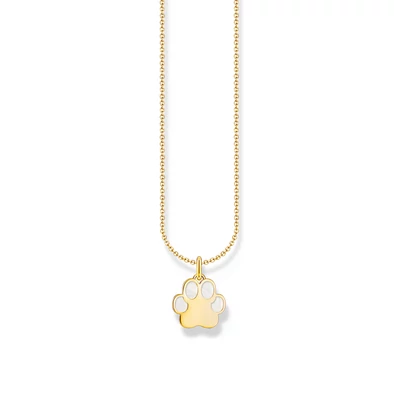 Thomas Sabo aranyozott nyaklánc tappancs medállal - KE2266-427-14-L45V