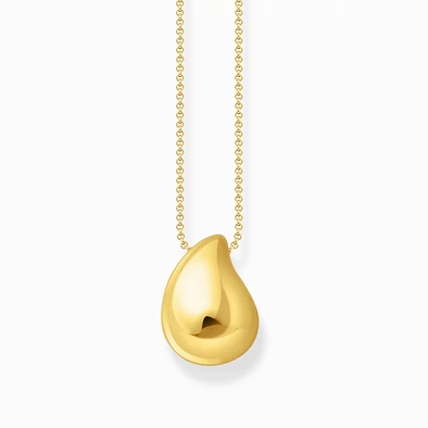 Thomas Sabo arany nyaklánc organikus csepp medállal - KE2281-413-39-L50V
