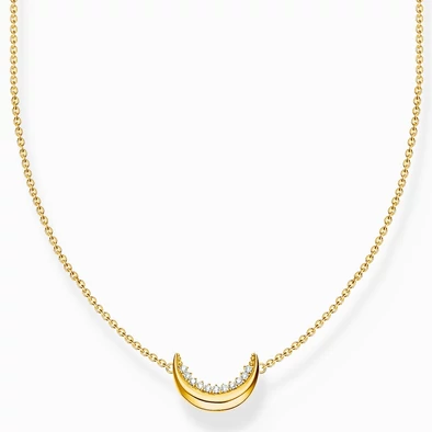 Thomas Sabo aranyozott nyaklánc félhold medállal - KE2299-414-14-L45V