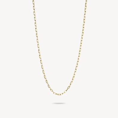 Thomas Sabo Connect Paperclip sárga arany charm nyaklánc - KE2328-413-39-L45V Thomas Sabo Connect Paperclip sárga arany charm nyaklánc - KE2328-413-39-L45V