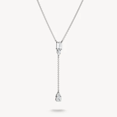 Thomas Sabo áttetsző köves ezüst y nyaklánc - KE2364-051-14