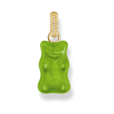 Thomas Sabo x HARIBO zöld gumimaci medál - PE967-414-6