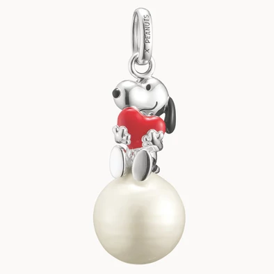 Thomas Sabo  Snoopy & szív & hógolyó  PEANUTS medál - PE991-664-14