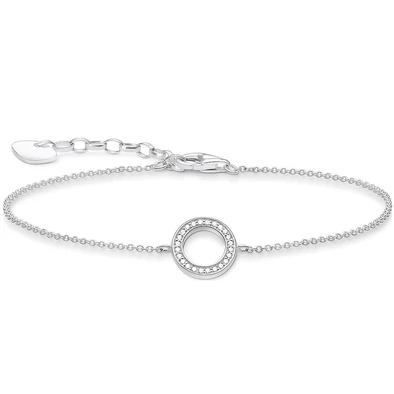 Thomas Sabo cirkónia kör medálos ezüst karkötő - SCA150232