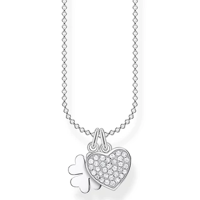 Thomas Sabo ezüst négylevelű lóhere és szív nyaklánc - SCKE150316