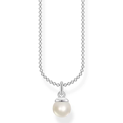 Thomas Sabo ezüst nyaklánc gyöngy medállal - SCKE150321