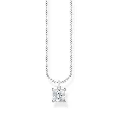 Thomas Sabo ezüst nyaklánc cirkónia medállal - SCKE150338