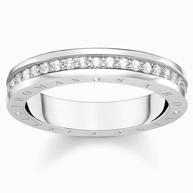 Thomas Sabo fehér köves ezüst gyűrű - TR2254-051-14-50
