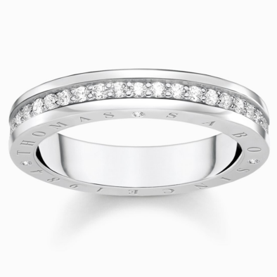 Thomas Sabo fehér köves ezüst gyűrű - TR2254-051-14-48